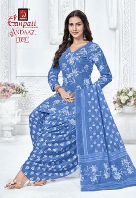 Ganpati andaaz vol 4 chanderi cycle design dress material wholesale
